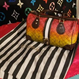 RARE L.A.M.B. rasta handbag nwot